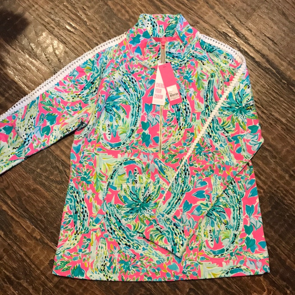 Lilly Pulitzer Popover Cover Up Shirt
